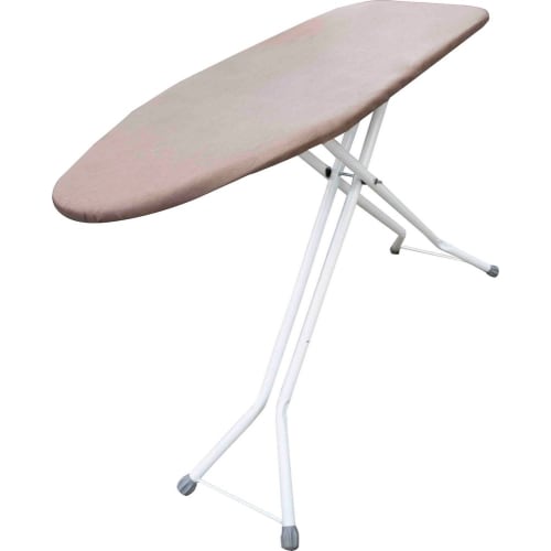 Compact Dual-Leg Ironing Board, 40"x13", Khaki Cover